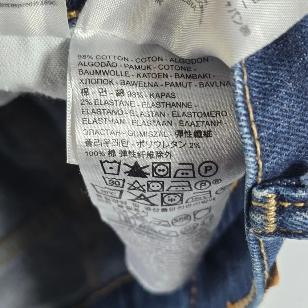 Levi's 511 Slim Fit Mens Dark Wash Blue Denim Jeans 33x30 0511